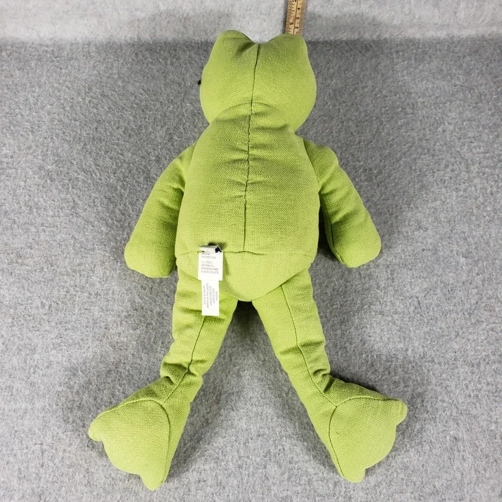 Pottery Barn‎ Kid Alphabet  Nursery Frog Plush Toy Ribbit Ribbit Stuffed Animal